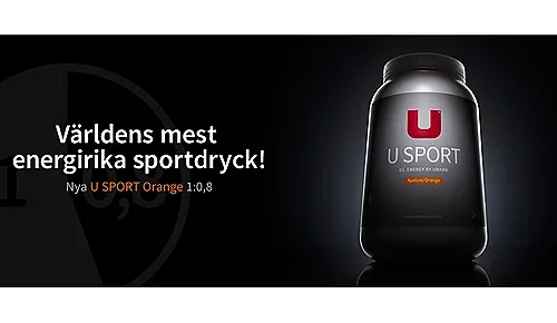 U Sport Apelsin & Fläder - Mer kraft än någonsin tidigare