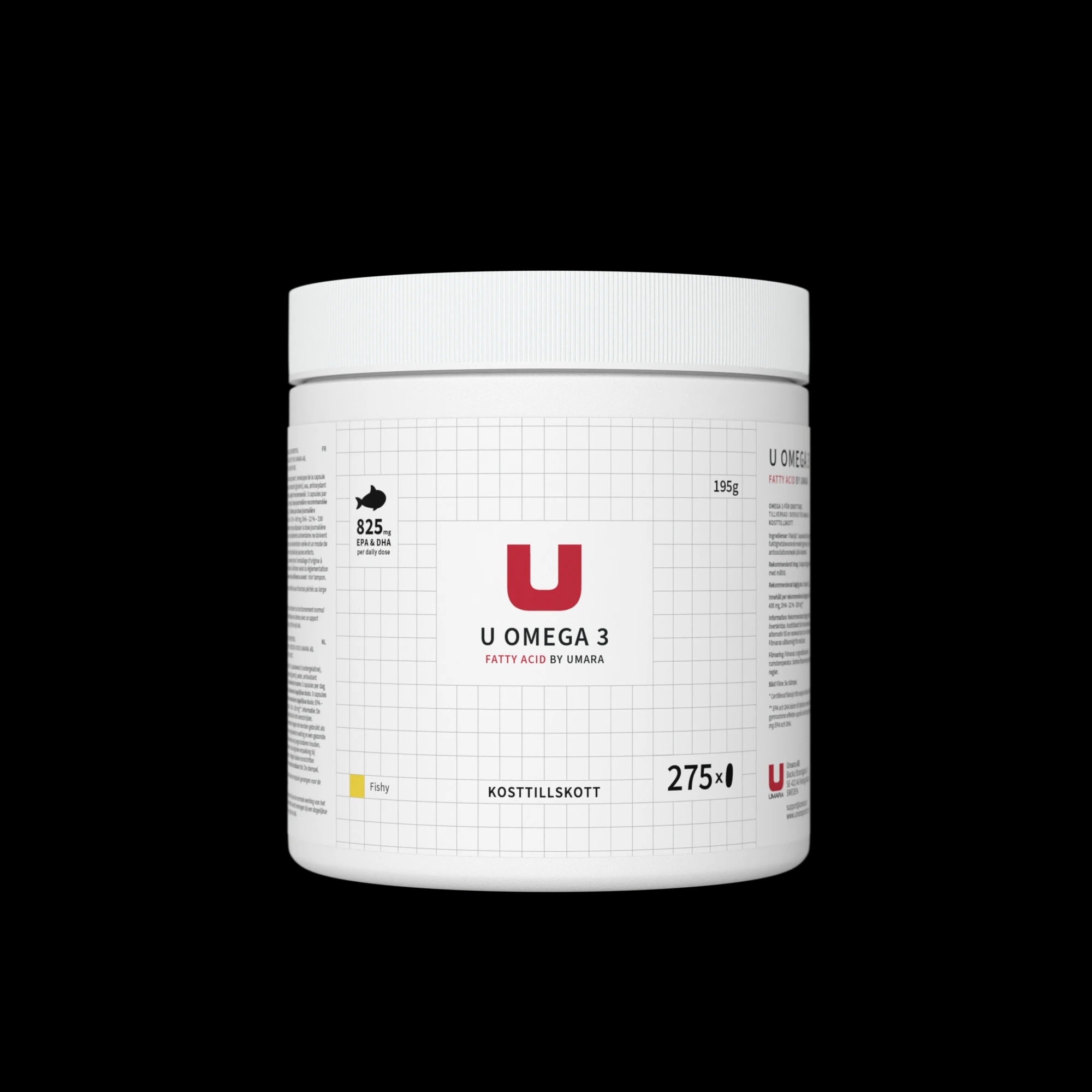Omega-3 275 kapselia (500 mg / 3kuukautta)