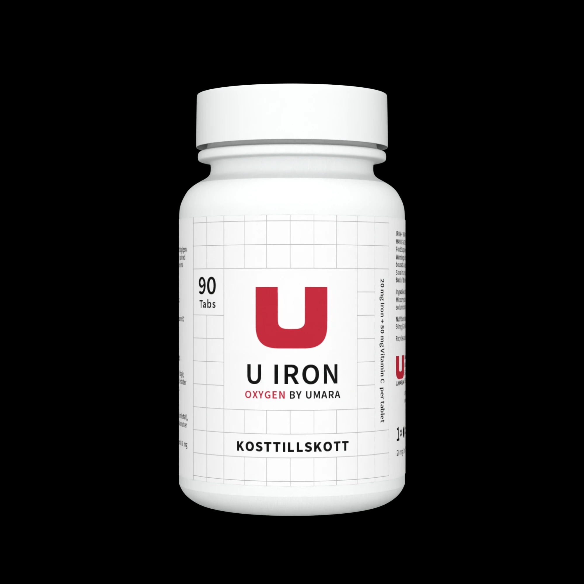 U Iron Rautabisglysinaatti (20 mg + 50 mg C-vitamiini)
