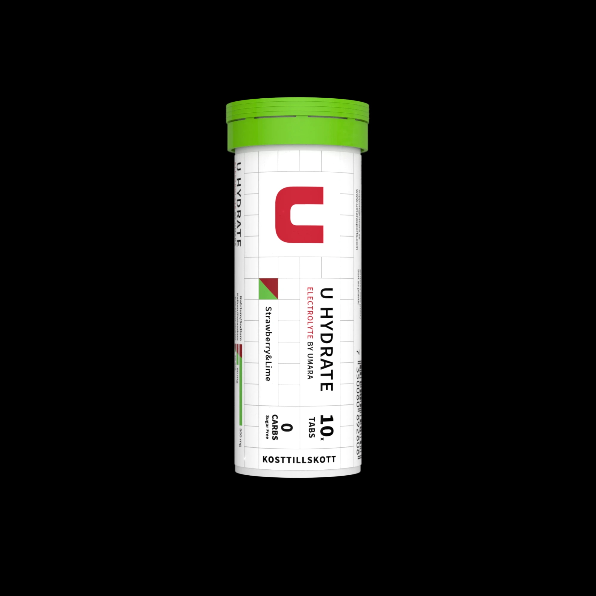 U Hydrate Mansikka/lime (10 kpl)