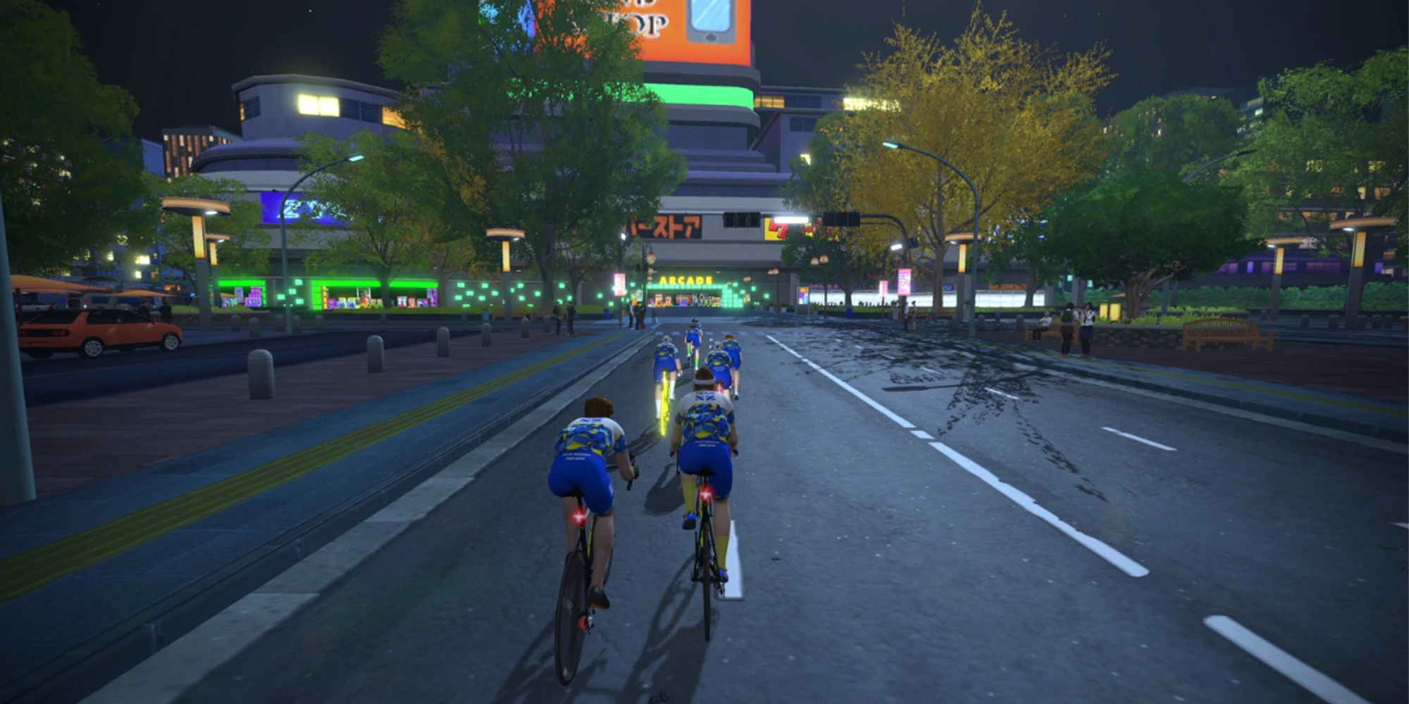 Zwift cykling i mörker