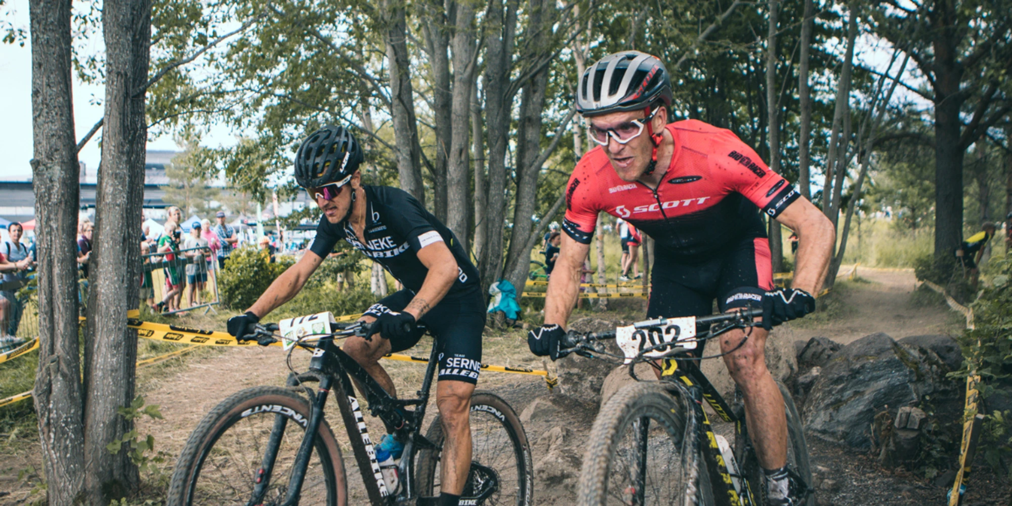 Wengelin och Micke cyklar mtb