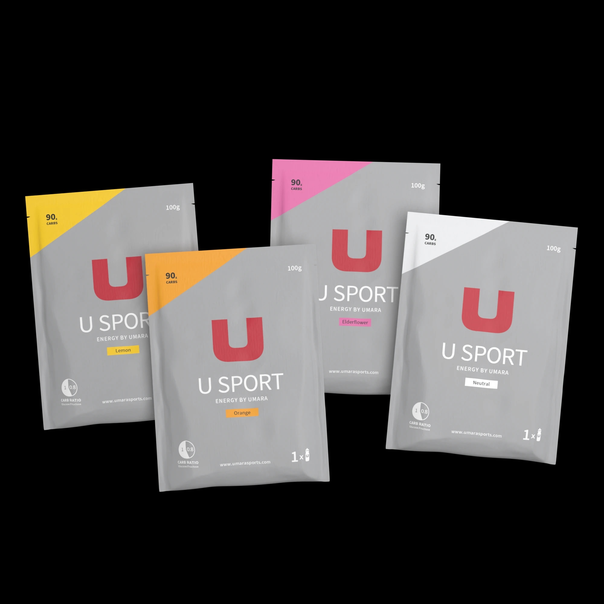 Urheilujuoma-pakkaus 4 x 100 g