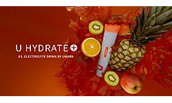 U Hydrate Tropical+koffein -  50% Rabatt - 20 tabletter / Utgånget datum