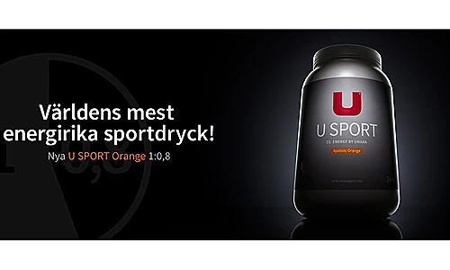 U Sport Apelsin & Fläder - Mer kraft än någonsin tidigare