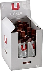 U Gel 1:0,8 - Cola + koffein - Skruvkork (12x70g)