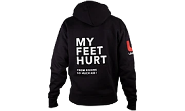 Awesome "My feet hurt" Hoodie - M