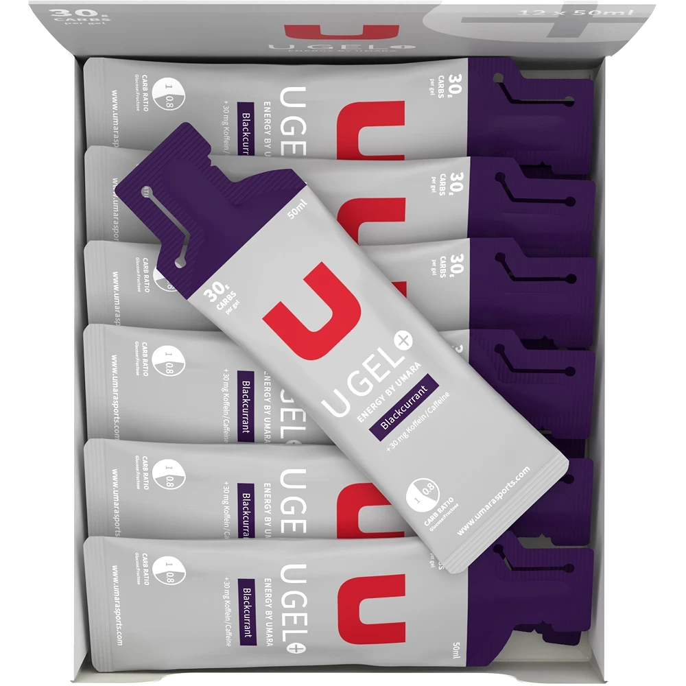 U Gel - Blackcurrant + Caffeine (12-pack)