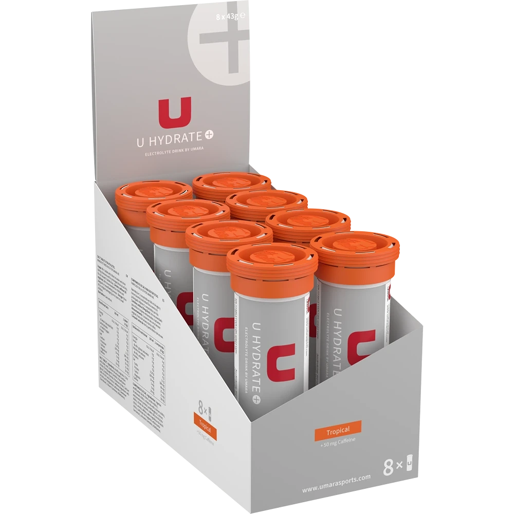 U Hydrate - Tropical + caffeine (8-pack)