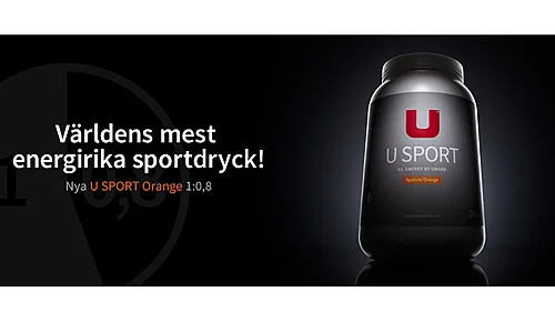 U Sport Apelsin & Fläder - Mer kraft än någonsin tidigare